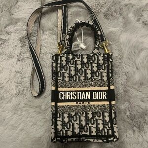 Dior Black and Cream Crossbody Bag